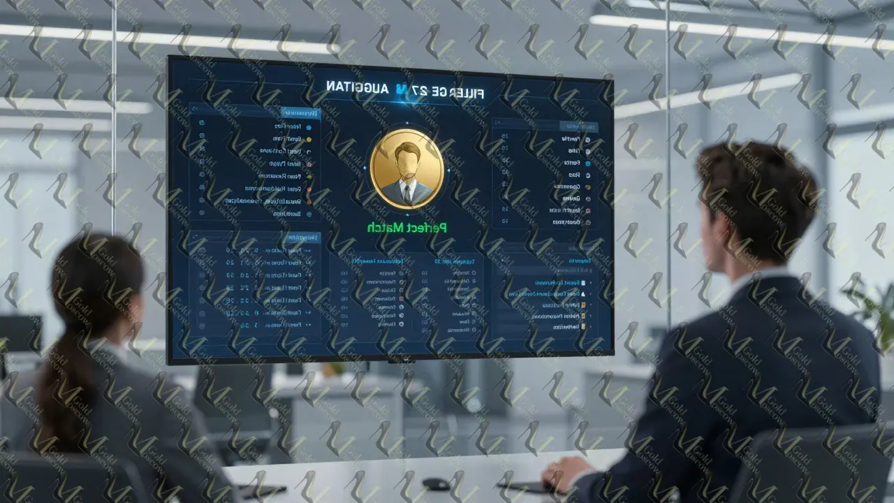 Цифровая панель с алгоритмом подбора клиента и эскортницы по 27 параметрам — язык, стресс, погода, предпочтения — в защищенном офисе Москвы.