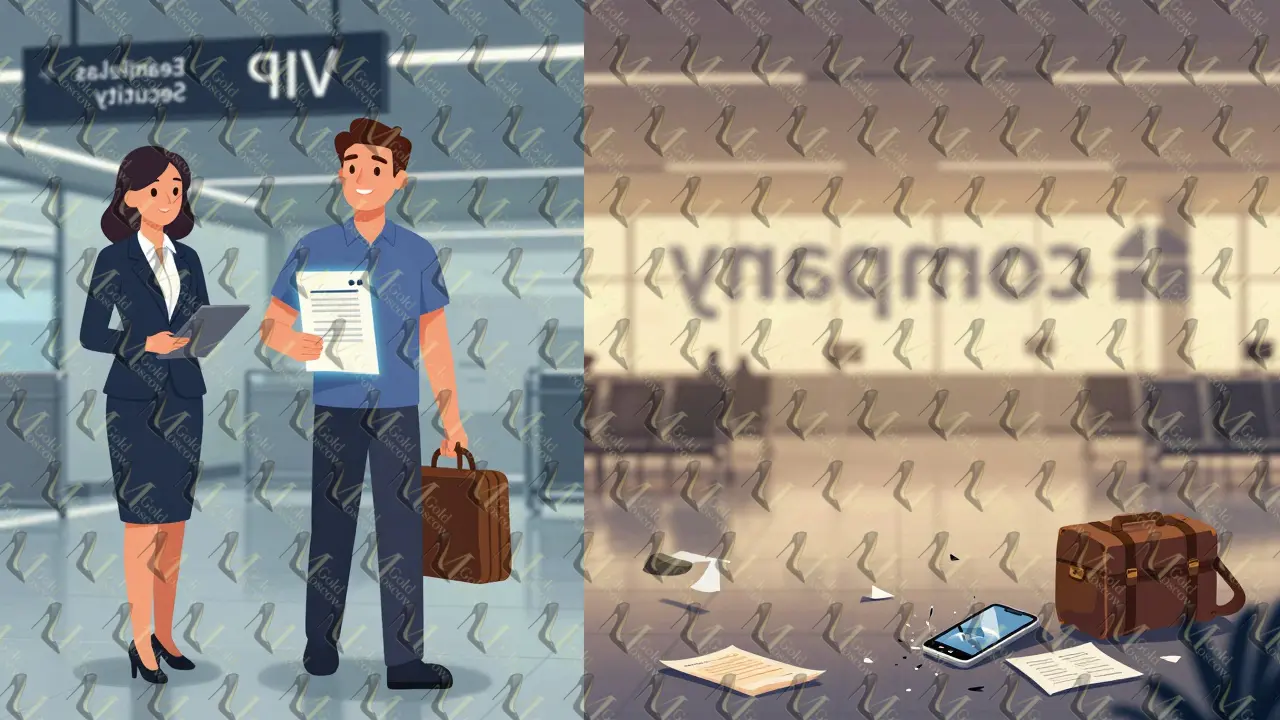 Две стороны одной истории: слева — заброшенный путешественник, справа — тот же человек под надёжной опекой.